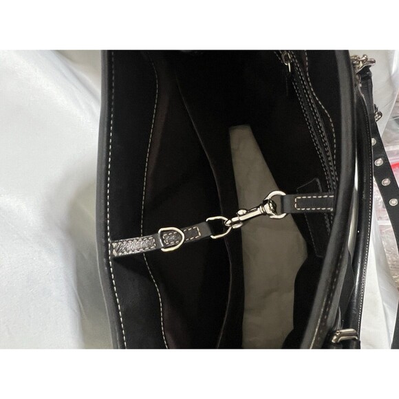 Coach Leather Tote w/ Crossbody Strap Vintage - Picture 8 of 12